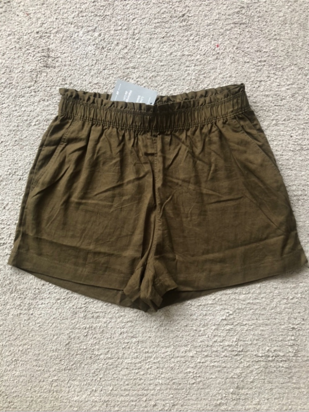 H&M Linen blend shorts.